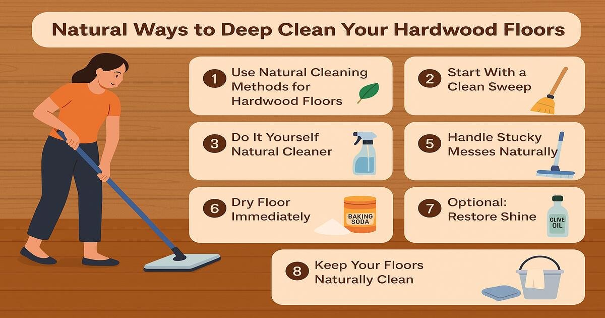 Natural Ways to Deep Clean Your Hardwood Floors