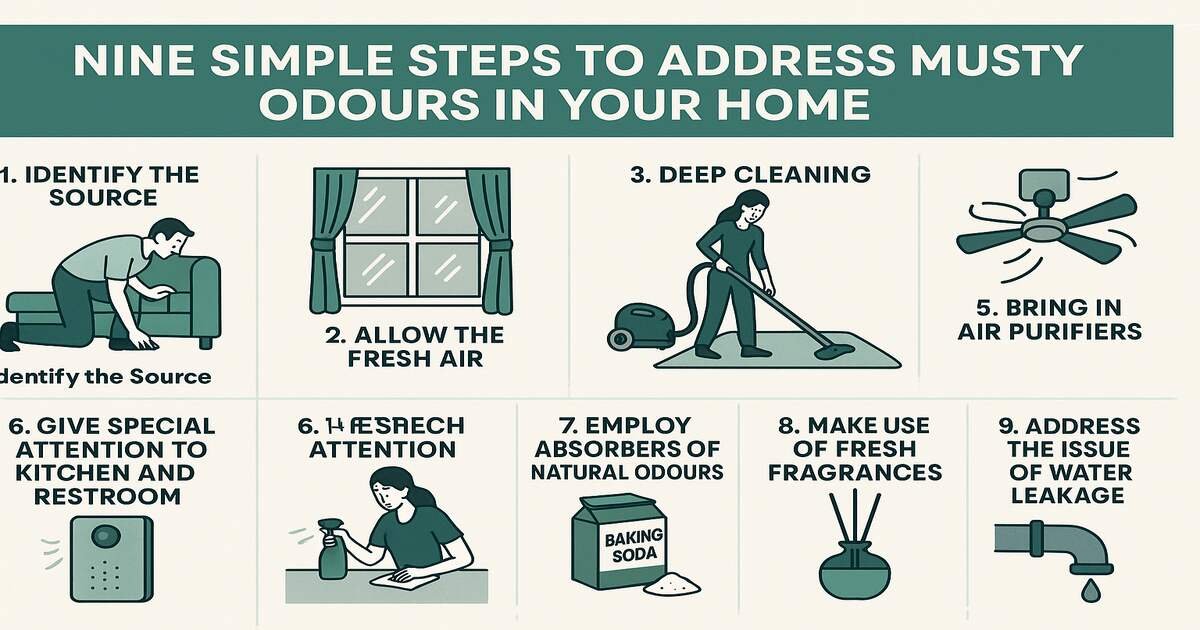 Nine Simple Steps To Address Musty Odours In Your Home