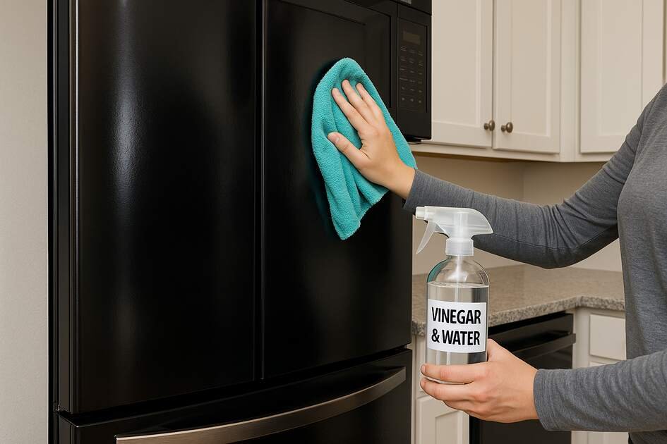 Appliances With Cleaning: Streak-Free Black Surfaces