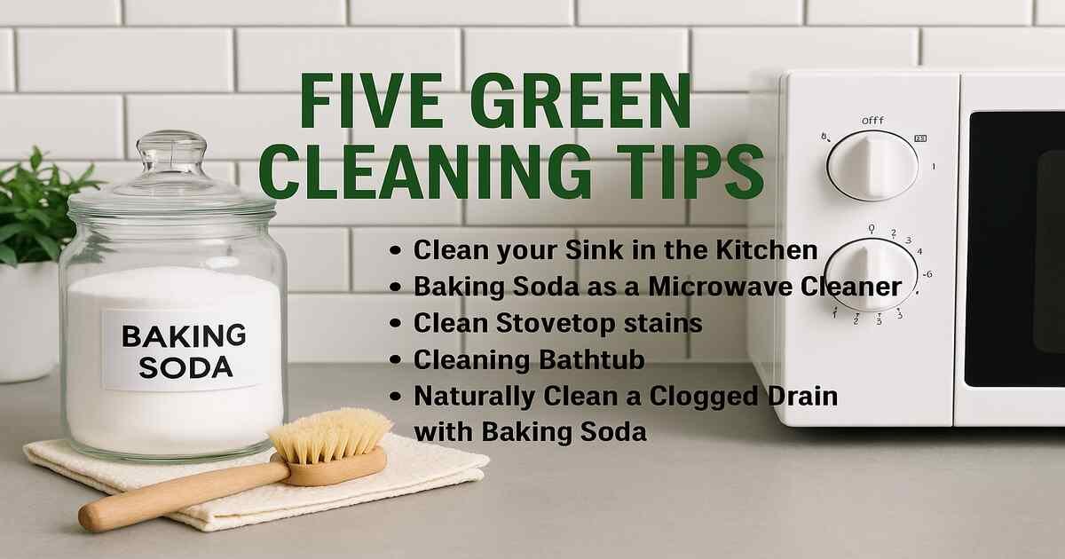 5 Green Cleaning Tips for Baking Soda
