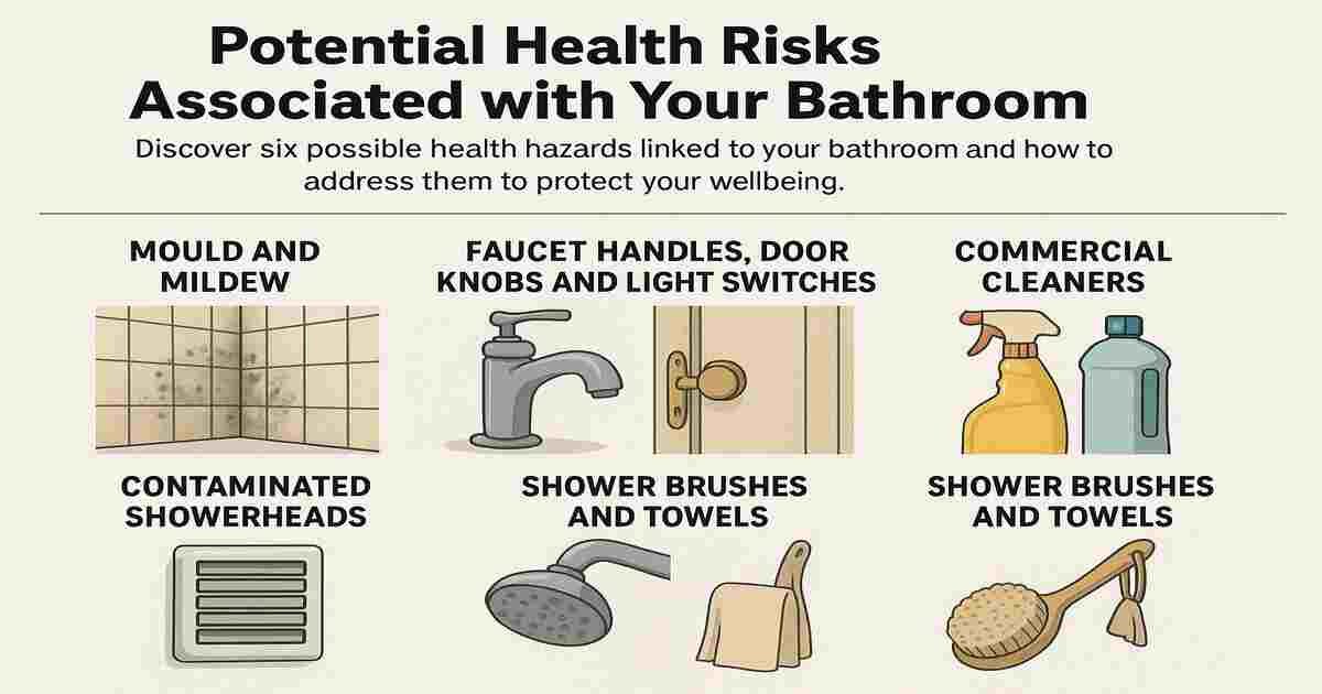 Six Potential Health Risks Associated with Your Bathroom